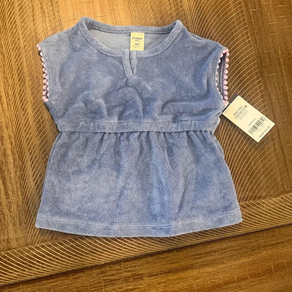 Osh kosh baby girl 6M swimsuit coverup